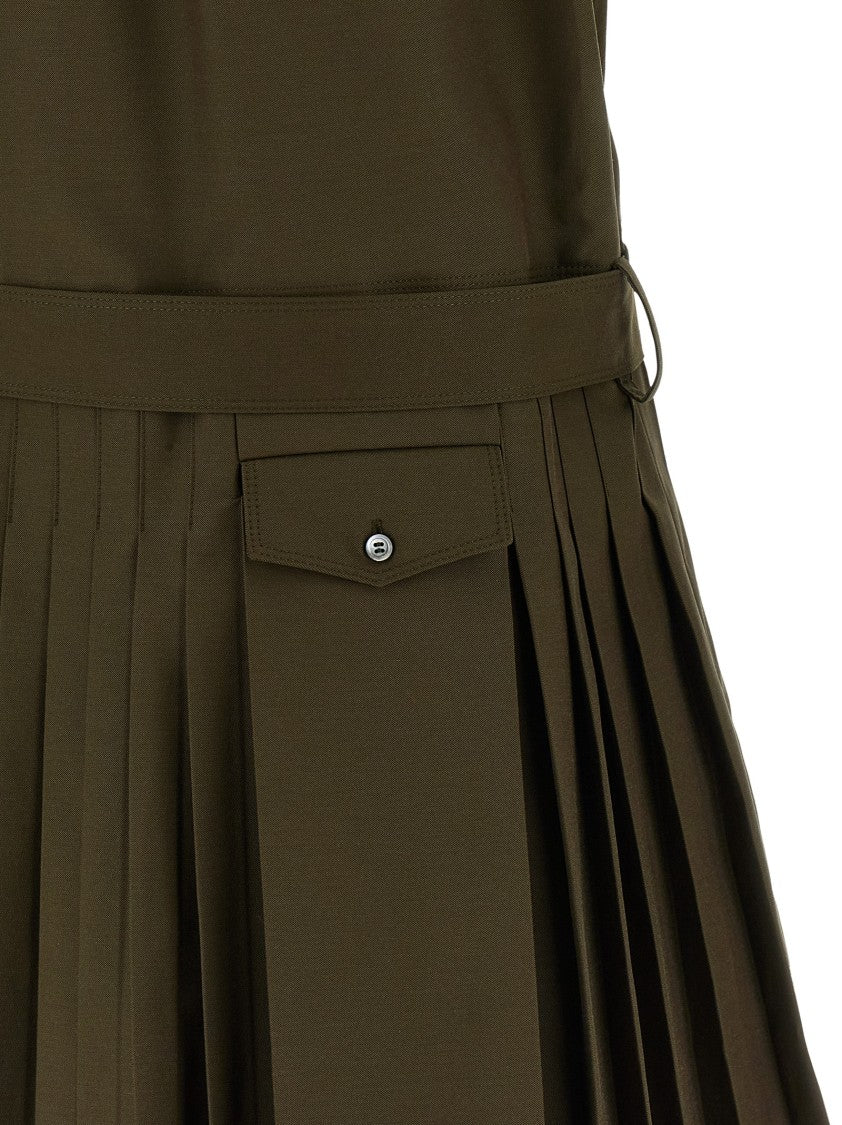 Loewe Pleated Chemisier Dress