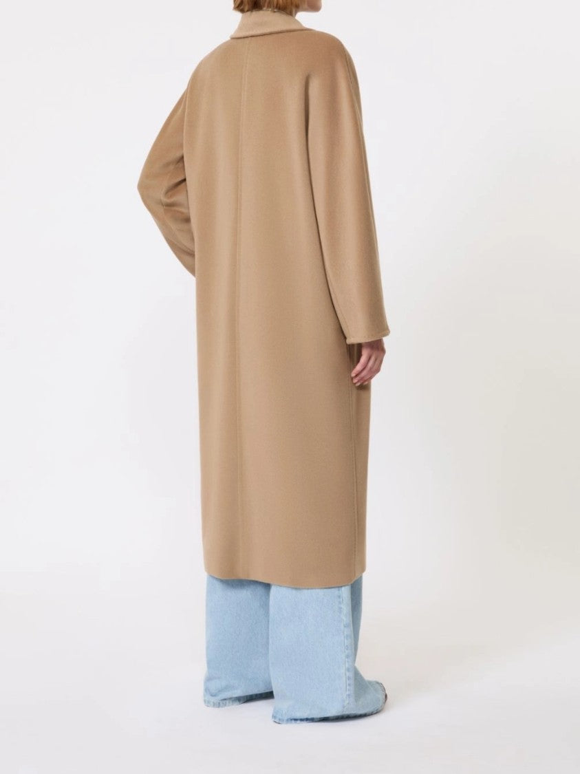 Max Mara Madame Double-Breasted Wool Long Coat