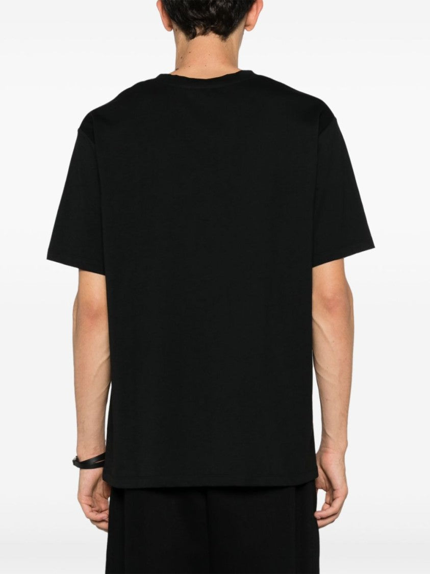 Balmain Cotton Jersey T-Shirt With Logo Print And Classic Fit