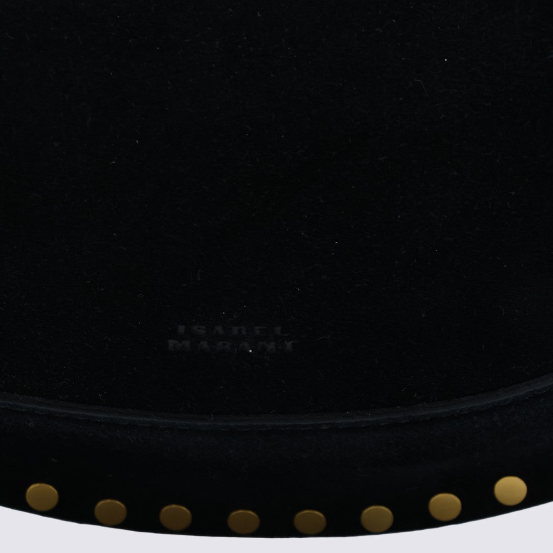 Isabel Marant Crescent-Shaped Shoulder Bag With Gold-Tone Studs