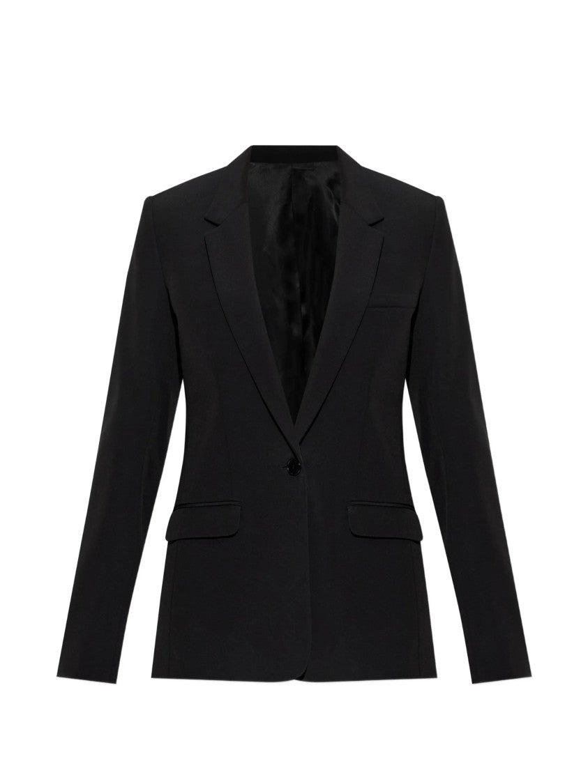 Isabel Marant Black Feray Tailored Notched Jacket