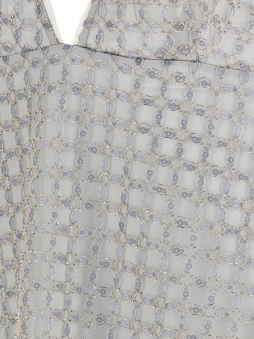 Rotate Birger Christensen Beaded A-Line Mini' Dress