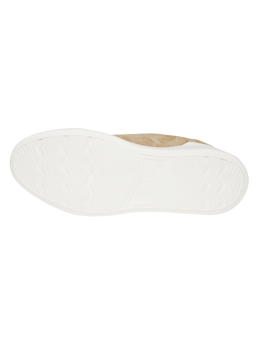 Hogan H580 Calf Leather Slip-On Sneakers