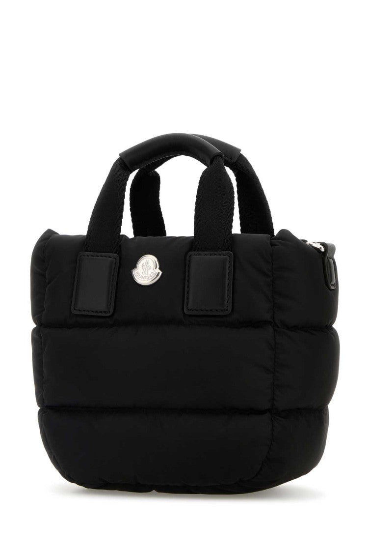 Moncler Black Fabric Mini Caradoc Handbag