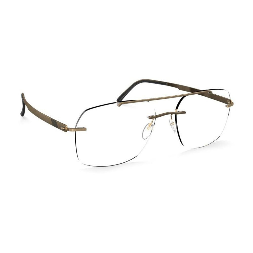 Silhouette 5558/La Rimless Rectangular Eyeglasses