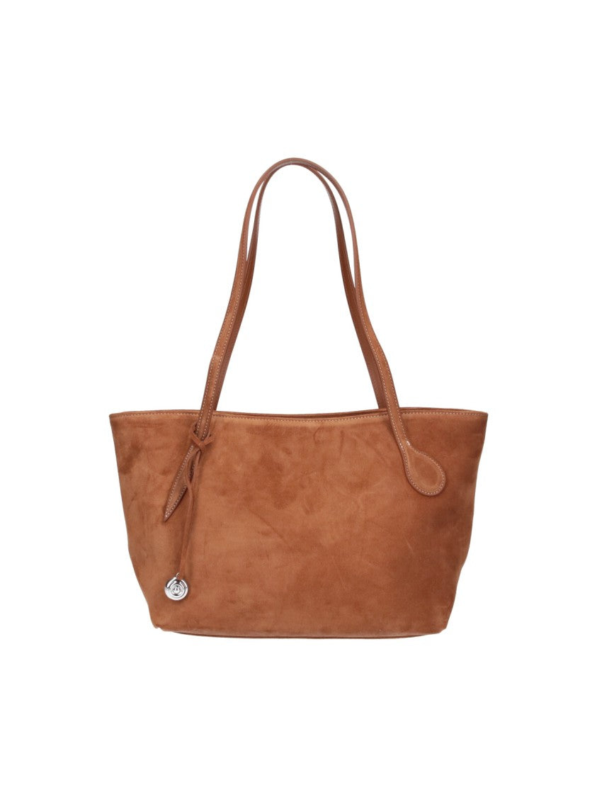 Liffner Brown Sprout Calf Suede Tote