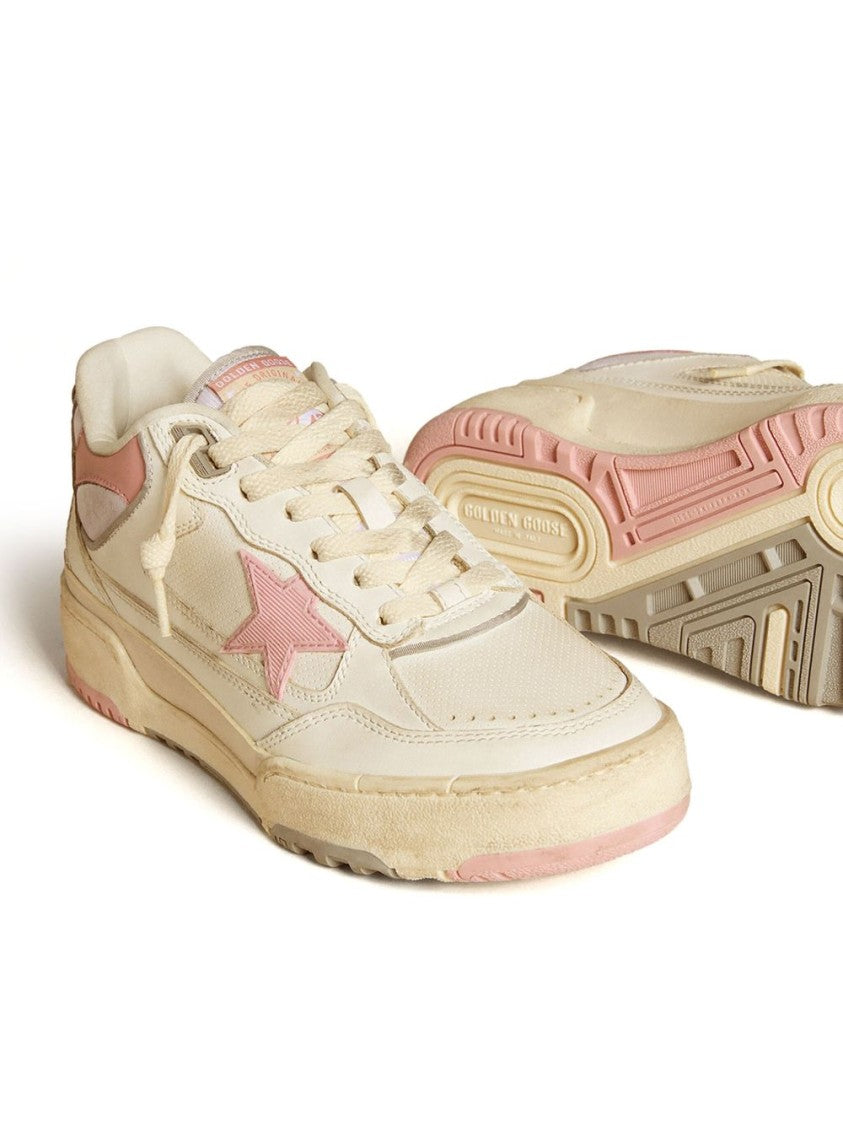 Golden Goose White Leather Sneakers