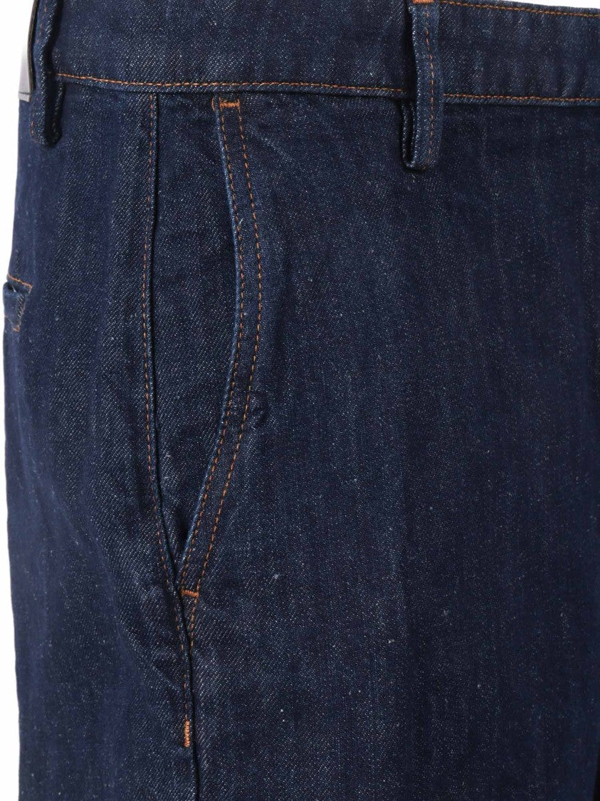 7 For All Mankind Blossom Dark Indigo Denim Shorts