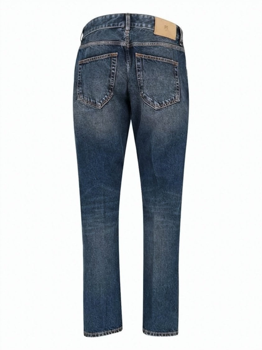 Pt Torino Straight-Leg Denim Pants With Classic Five-Pocket Design