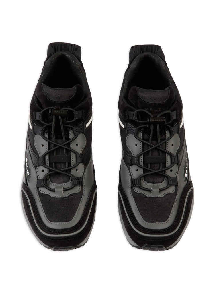 Bally Multicolour Low-Top Textured Leather Sneakers