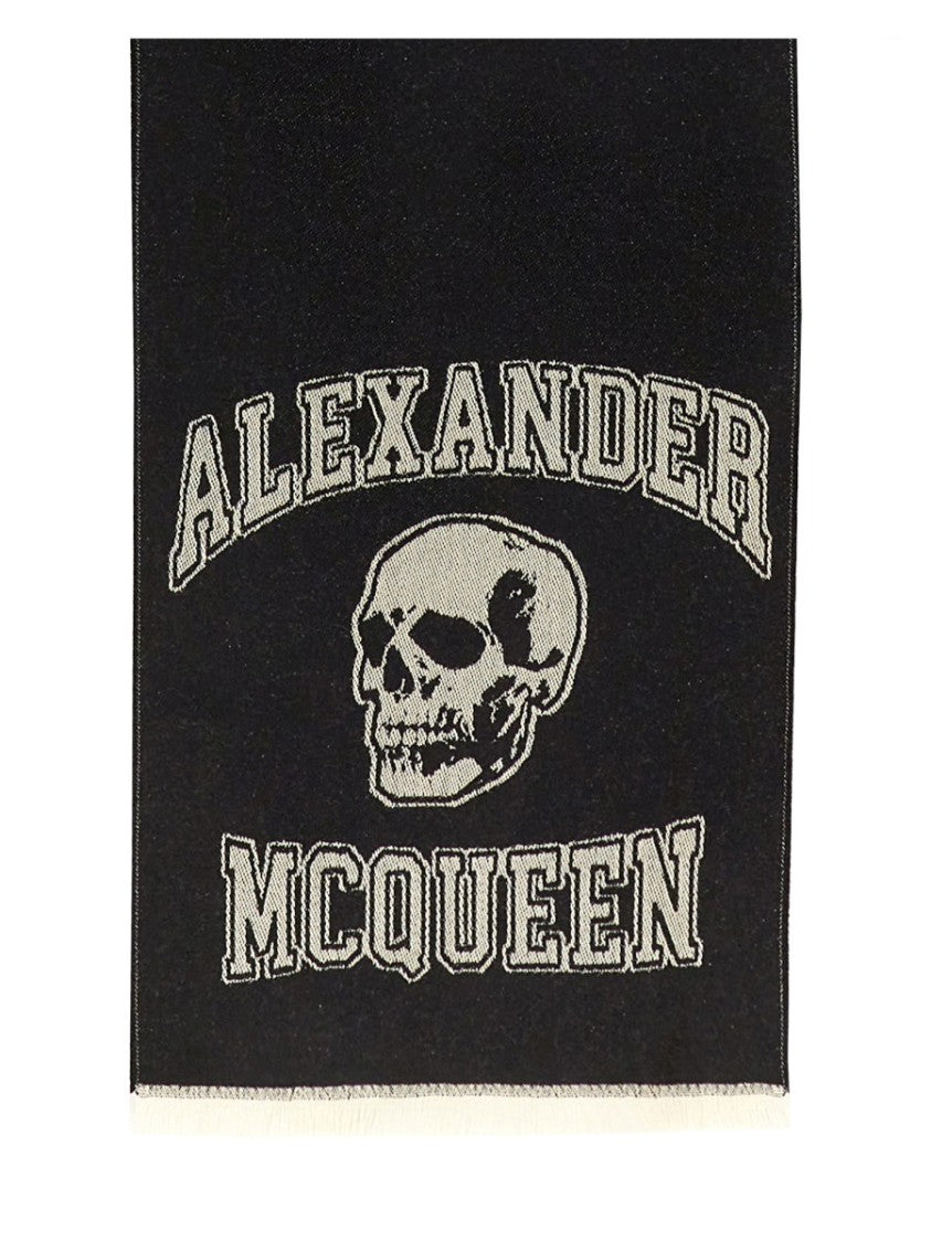 Alexander Mcqueen Skull Scarf