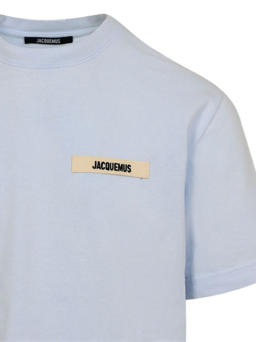 Jacquemus Light Blue Minimalist Logo Crew Neck T-Shirt