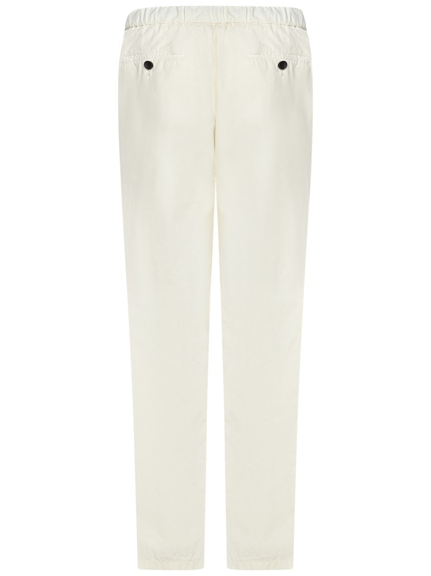 Drumohr Straight-Leg Trousers With Drawstring Waist And Front Darts