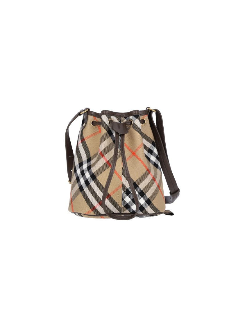 Burberry Mini "Check" Bag – Beige