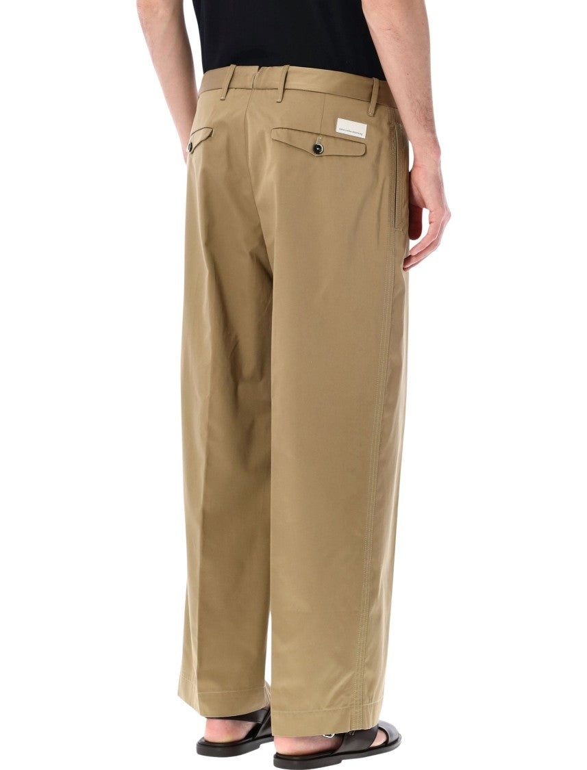 Nine In The Morning Thiago Chino Wide Leg Trousers