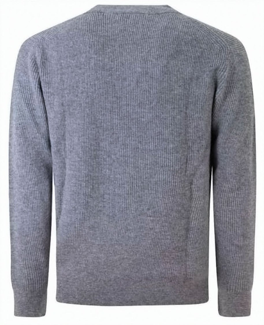 Manuel Ritz Ribbed Wool Cardigan