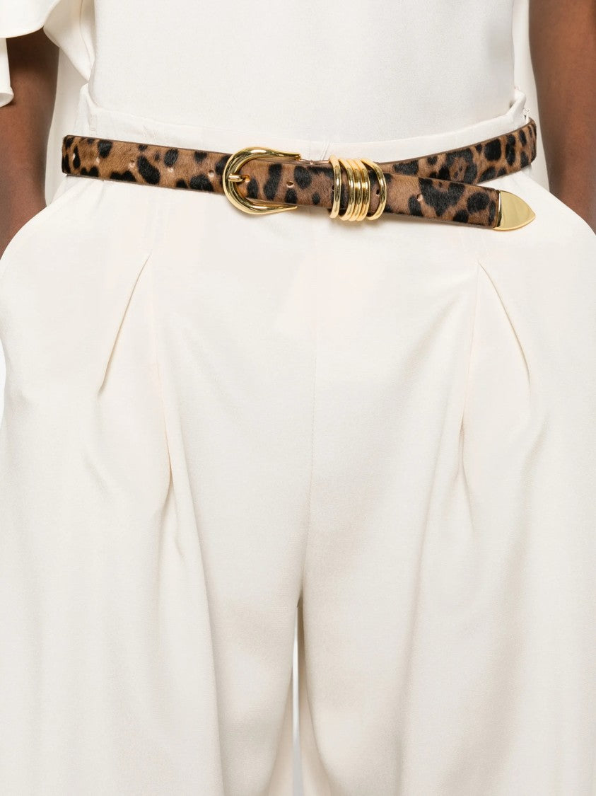 Max Mara White Palude Wide-Leg High-Waist Trousers