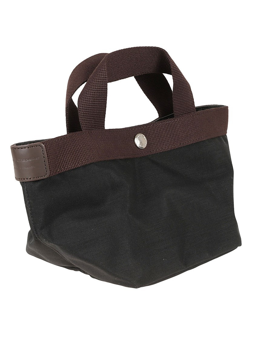 Herve Chapelier Structured Everyday Bag With Dual Top Handles