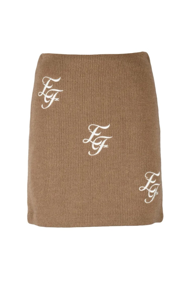 Elisabetta Franchi Knit Skirt - Grey