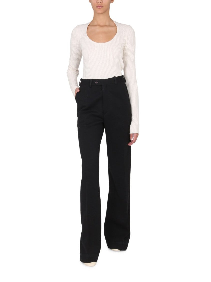 Proenza Schouler X White Label Fitted Ribbed Knit Sweater