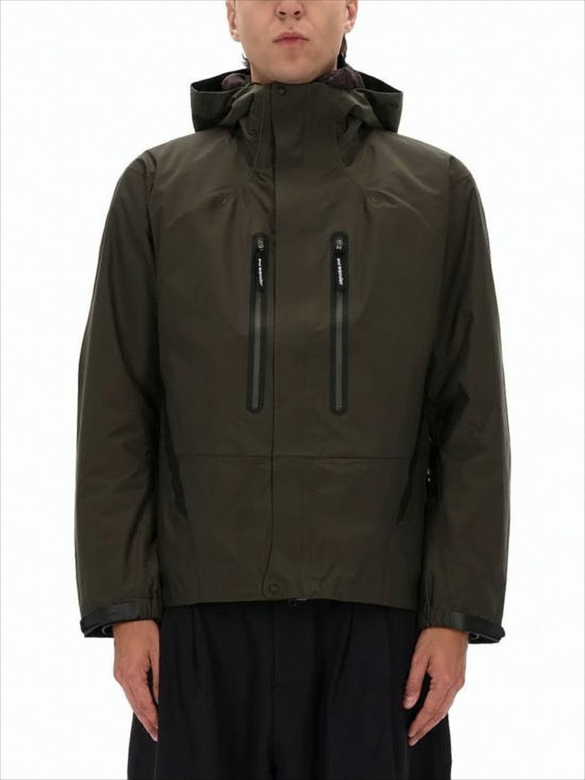 And Wander Lightweight Hooded Jacket With Minimalistic Design