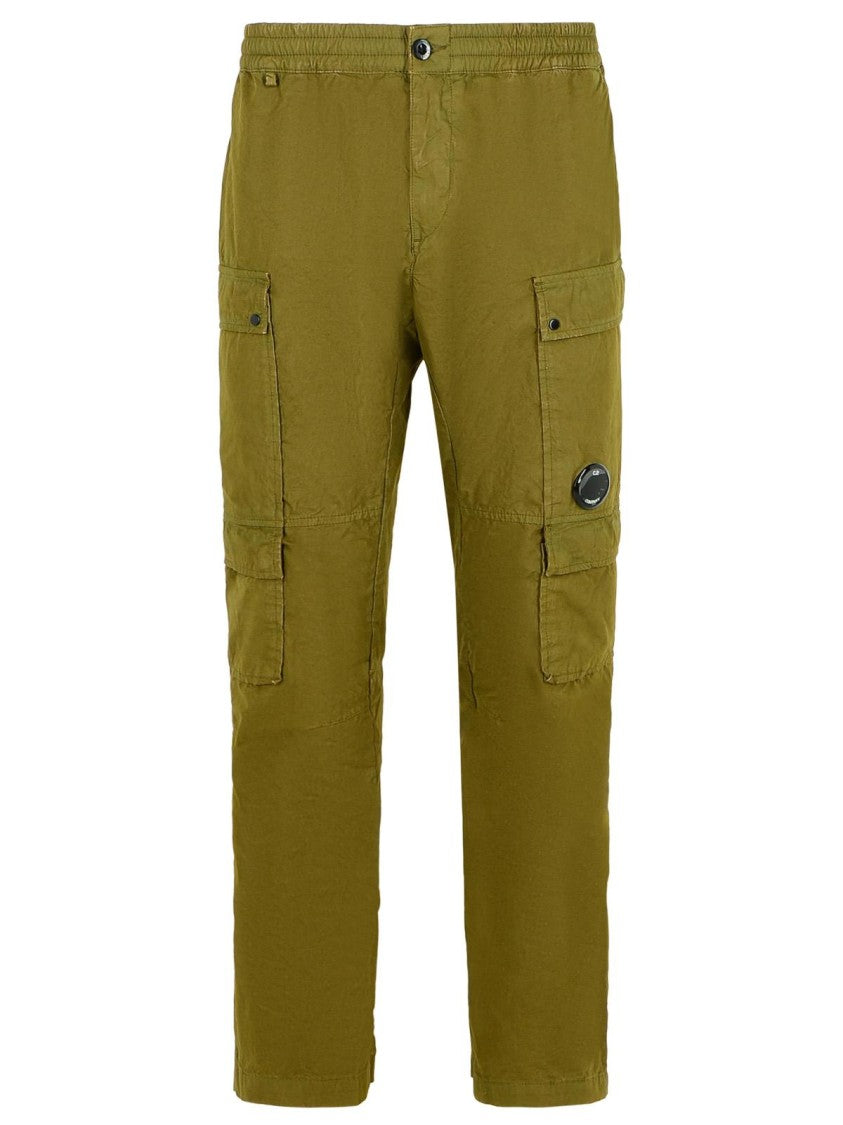 C.P. Company Cargo Pants In Green Cotton