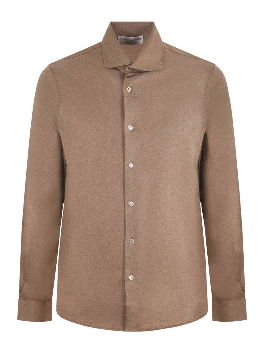 Filippo De Laurentis Button-Up Long-Sleeve Shirt With Classic Collar