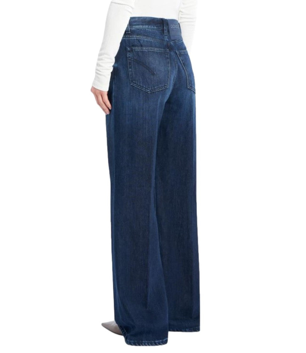 Dondup Mid-Rise Straight-Leg Jeans With Timeless Design