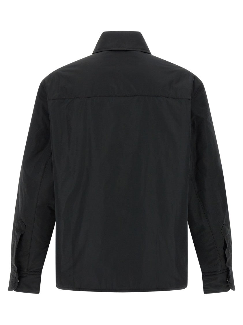 Ami Lightly Padded Water-Repellent Technical Taffetas Overshirt