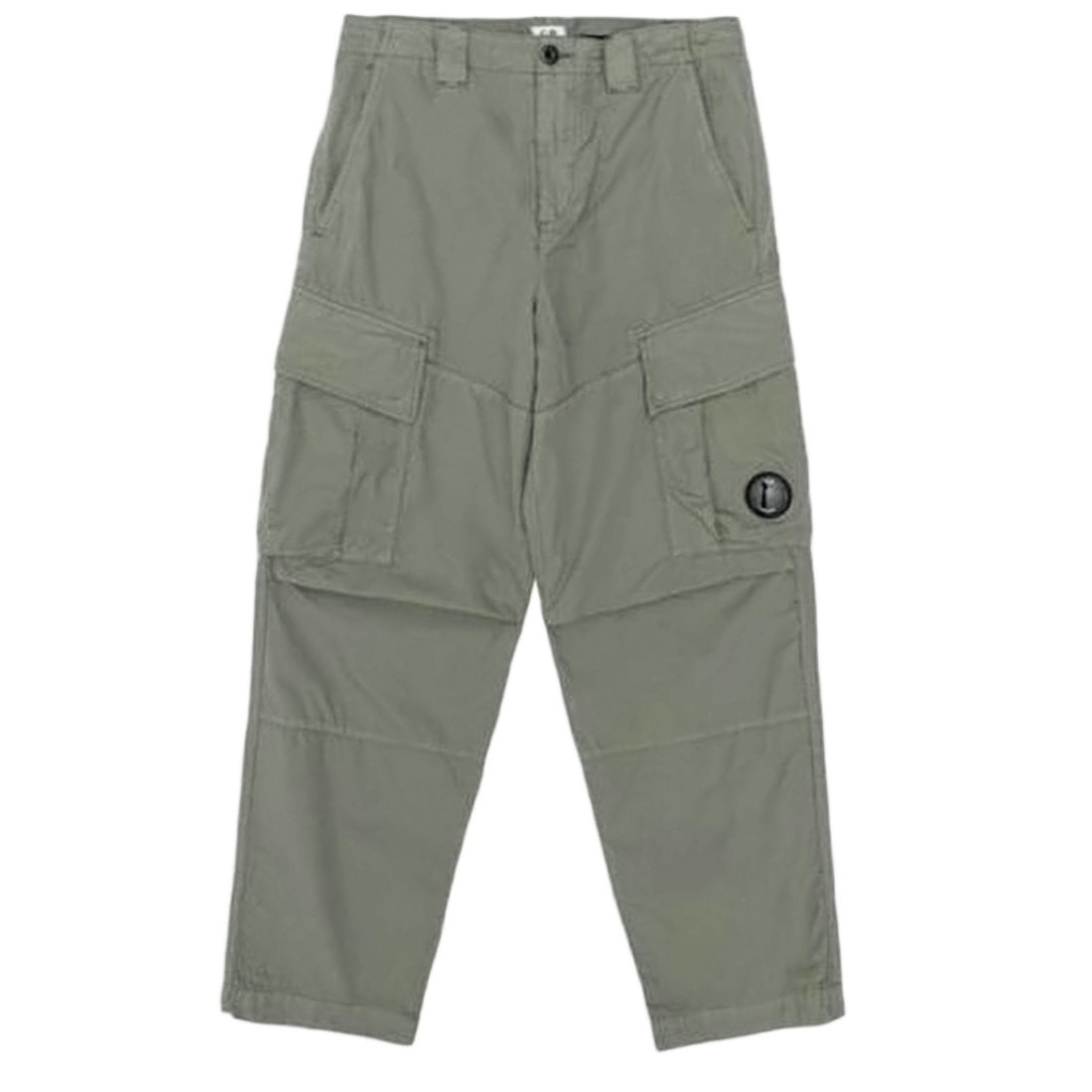 C.P. Company Utilitarian Green Cargo Pants With Functional Pockets
