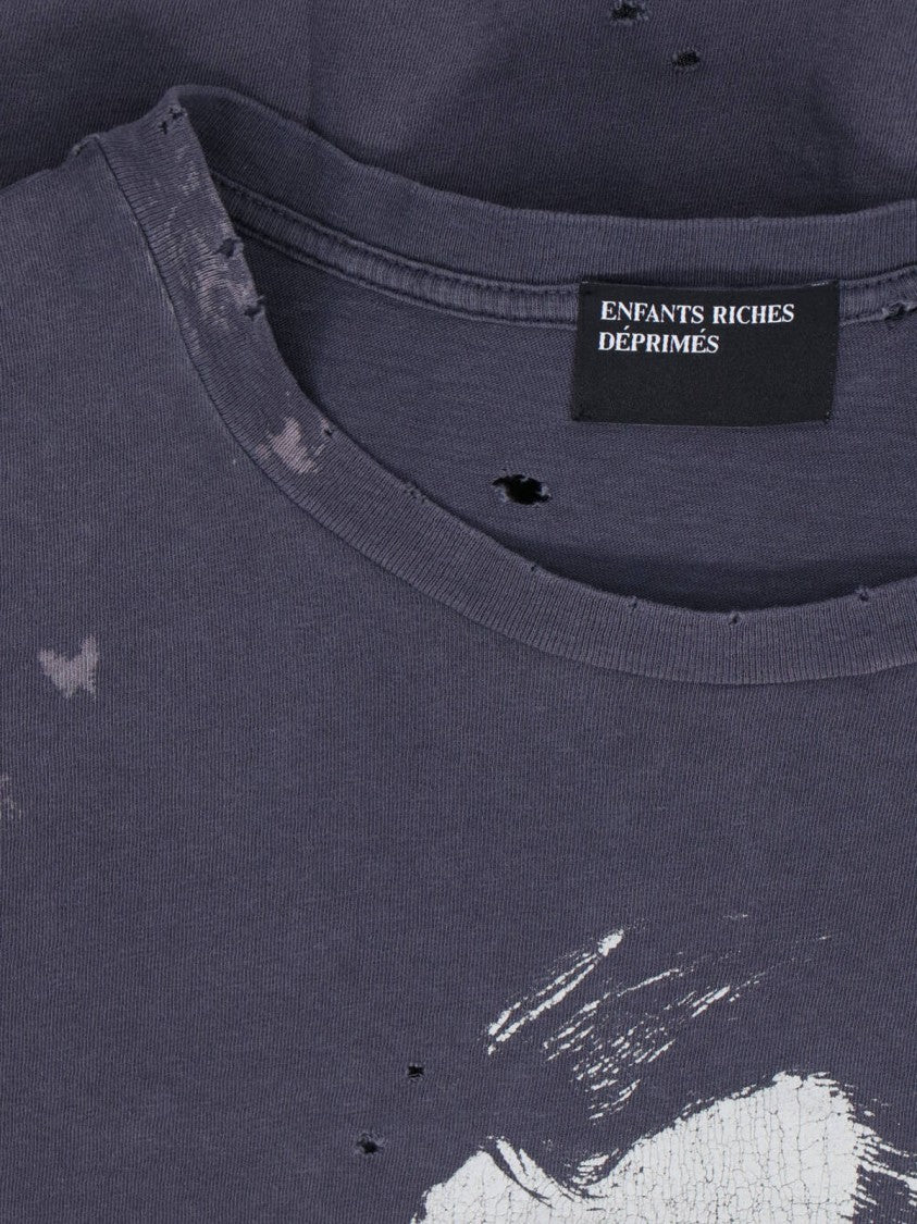 Enfants Riches Déprimés Grey T-Shirt Collection With Subtle Detailing