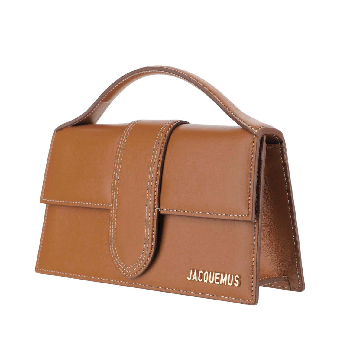Jacquemus Structured Leather Bag With Flap Closure