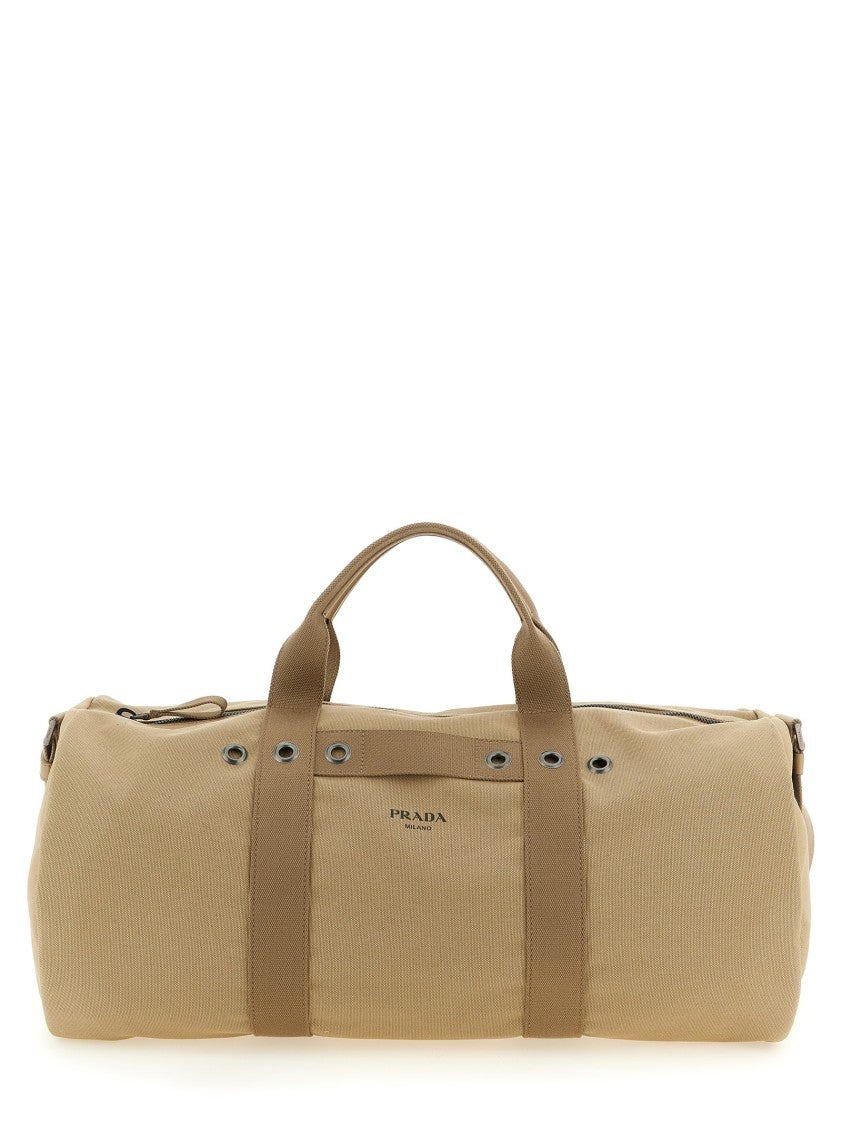 Prada Canvas Travel Bag