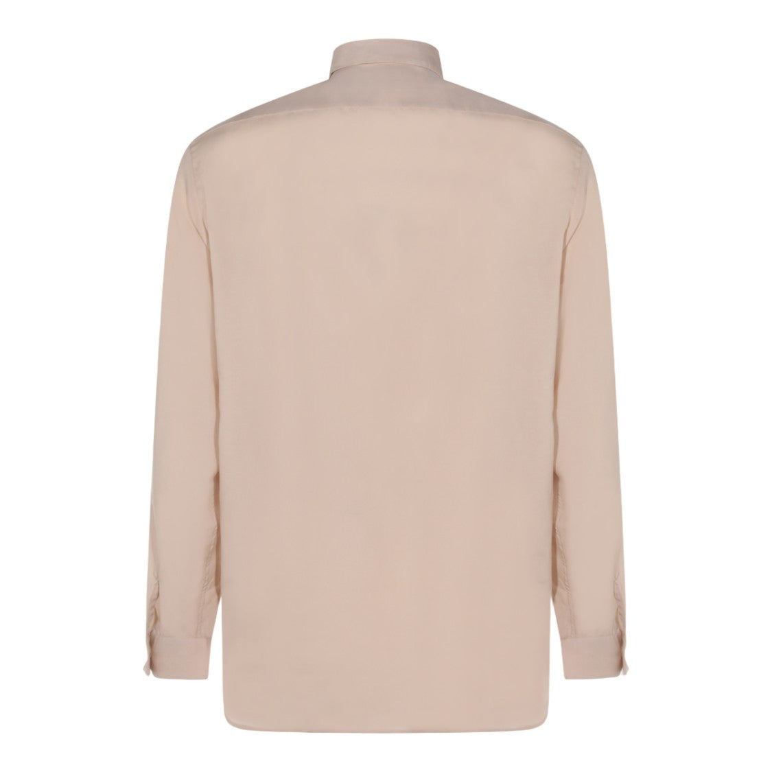 Lardini Sandy Beige Casual Shirt With Traditional Collar And Buttoned Cuffs