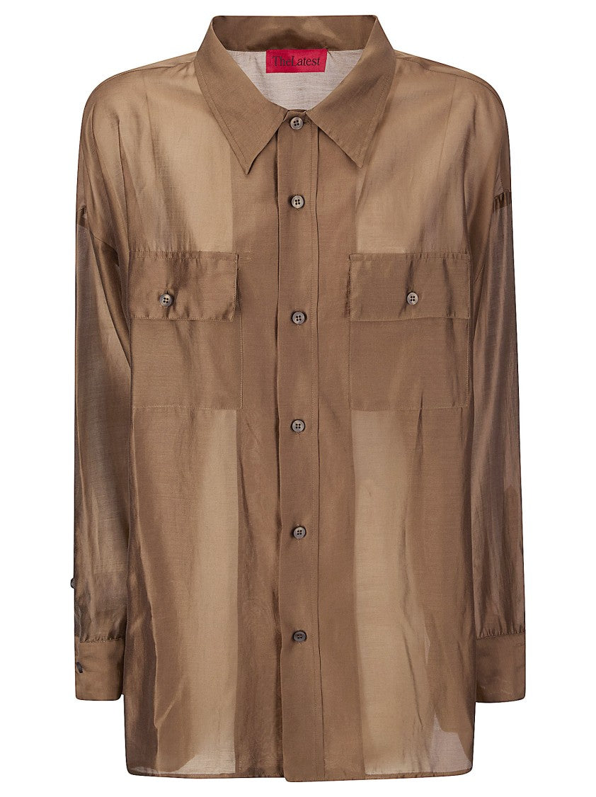 The Latest White Muslin Lightweight Shirt