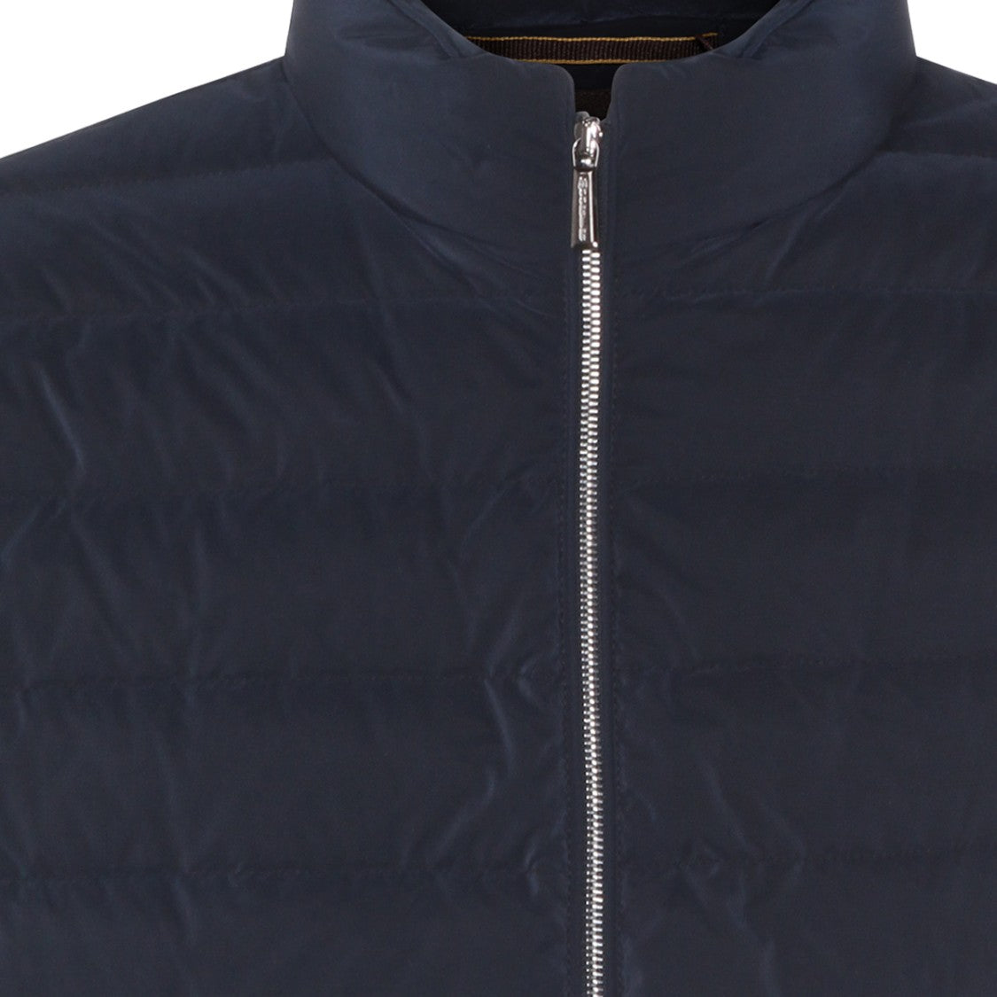 Moorer Solid Blue Tailored Coat With Classic Silhouette