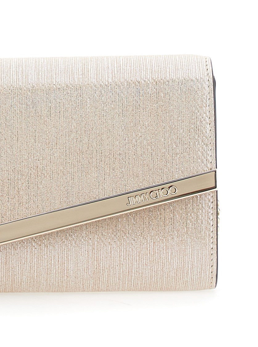 Jimmy Choo Emmie' Metallic Clutch