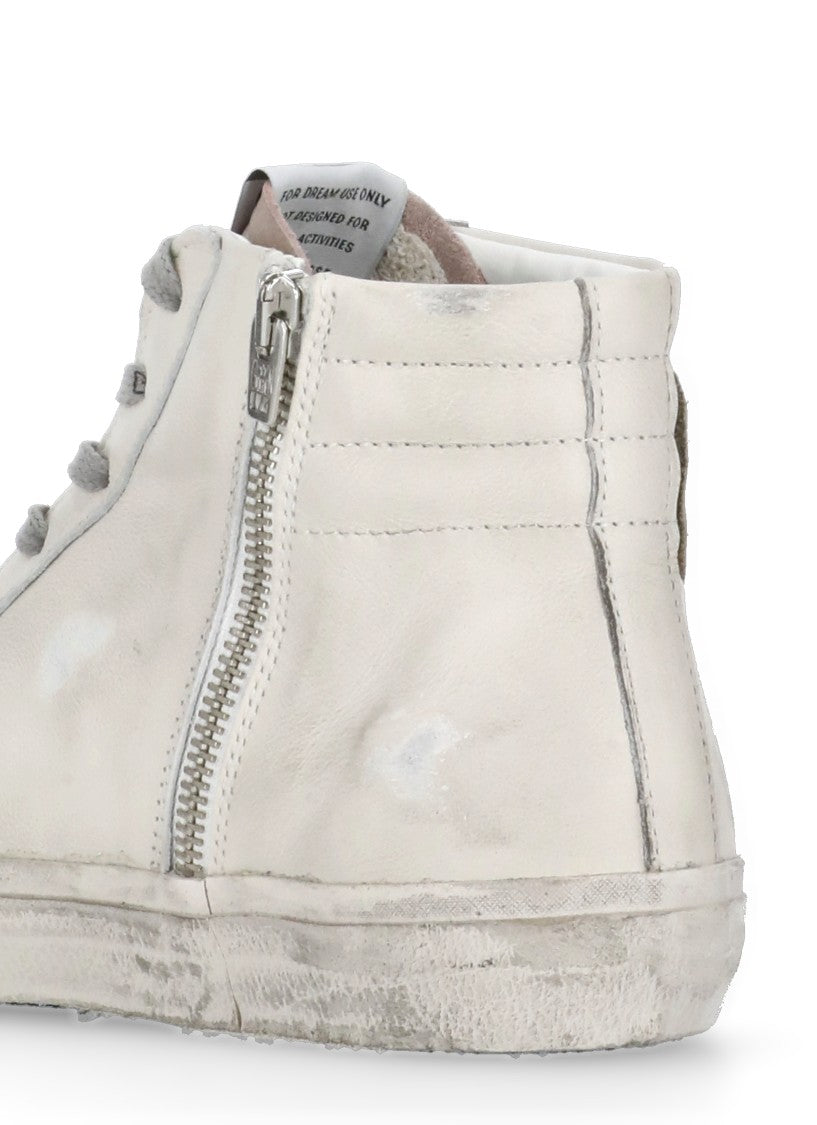 Golden Goose Beige Slide Classic Sneakers