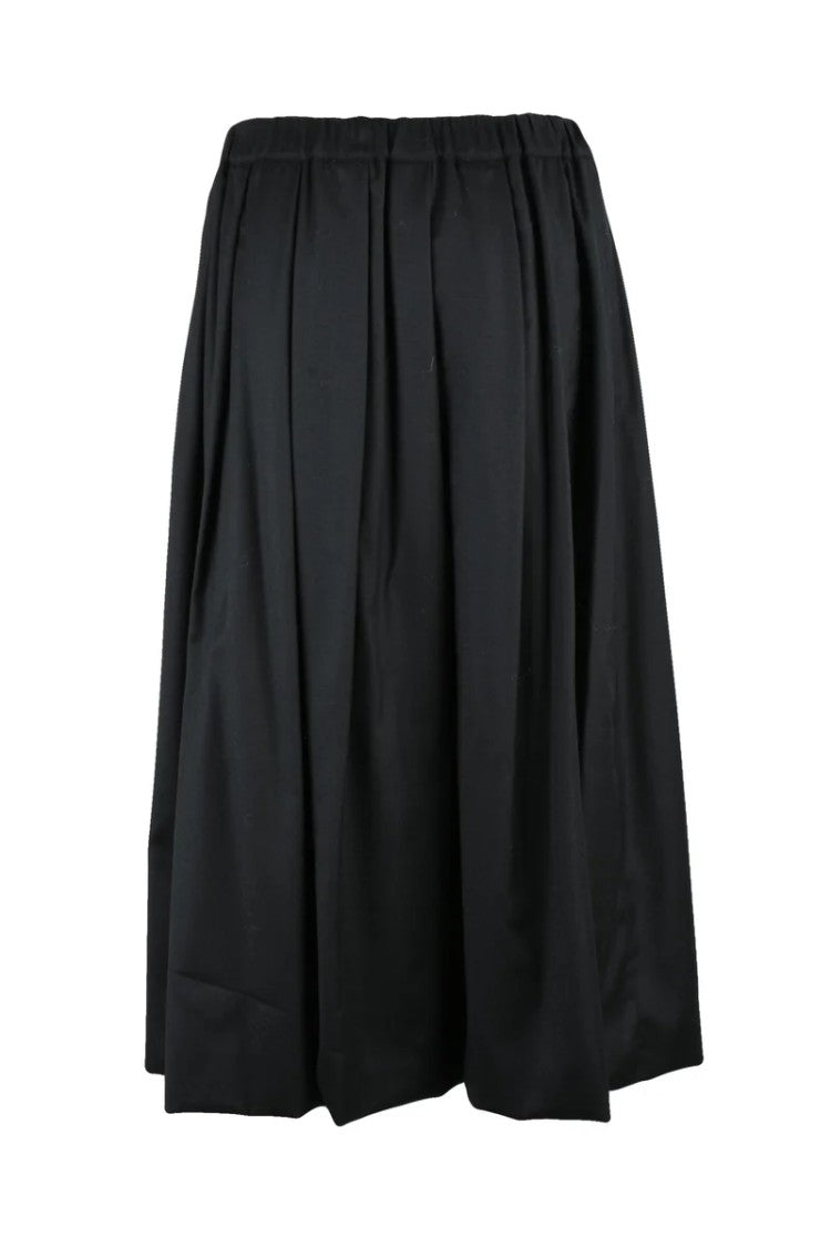 Fabiana Filippi Long Pleated Skirt - Black