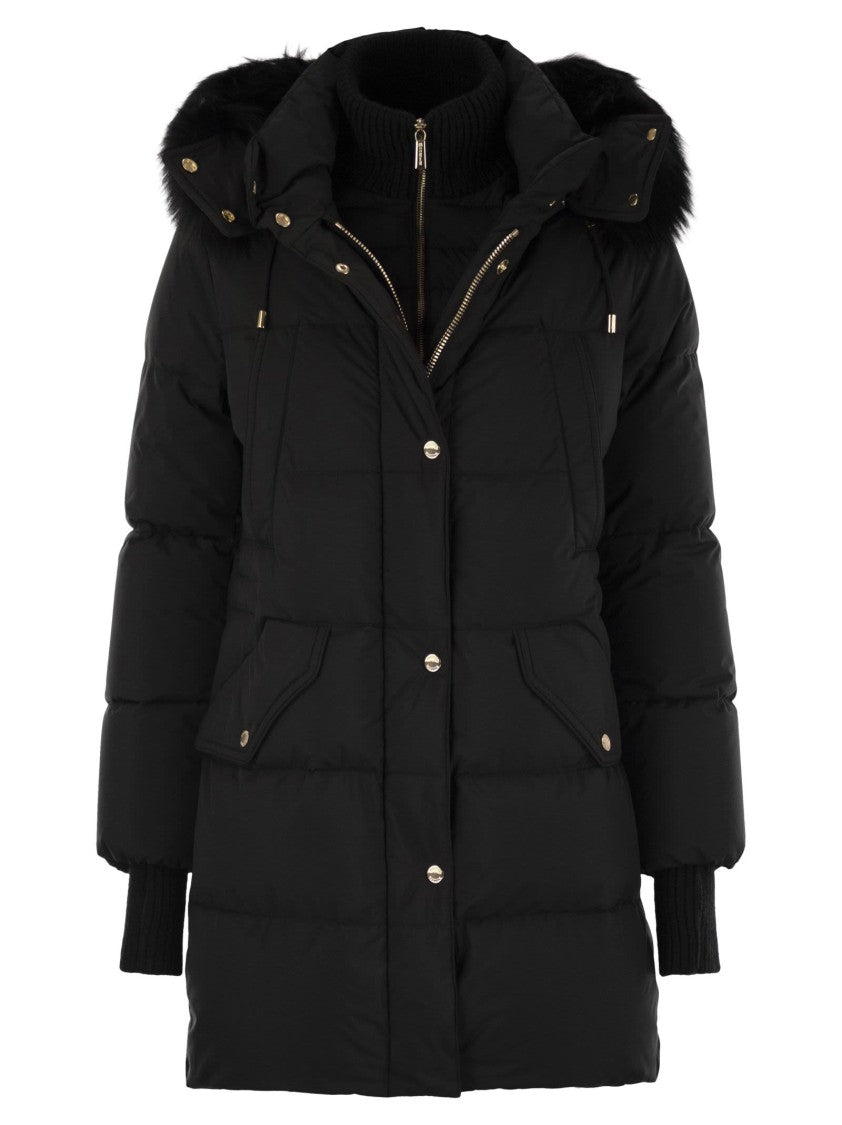 Moorer Talassa-Stp - Long Down Jacket With Hood