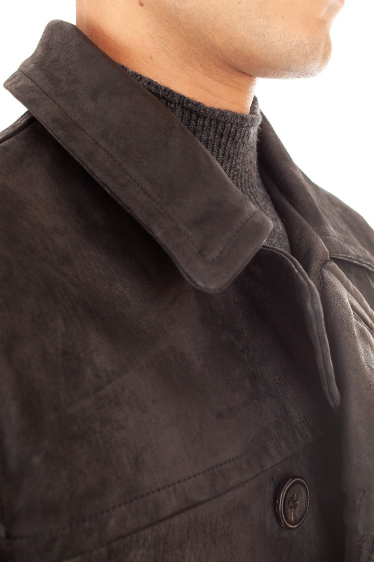 Giorgio Brato Artisanal Peacoat Leather