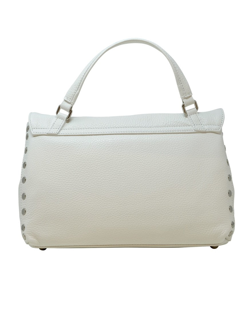 Zanellato White Postina Daily S Giorno S Leather Handbag