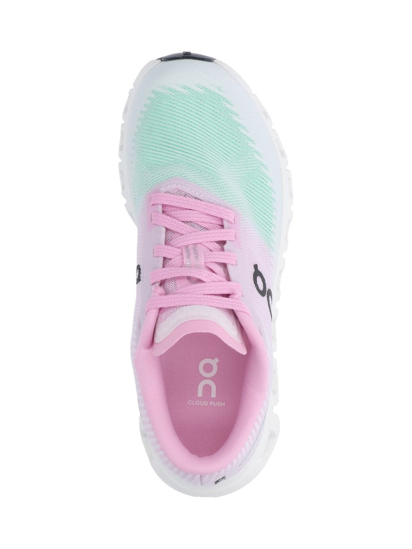 On Gradient Design Sneakers With Segmented White Sole