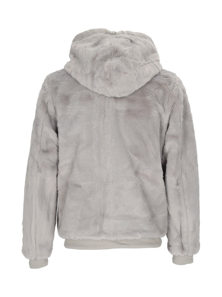 K-Way Reversible Faux Fur-Infused Double Giacca