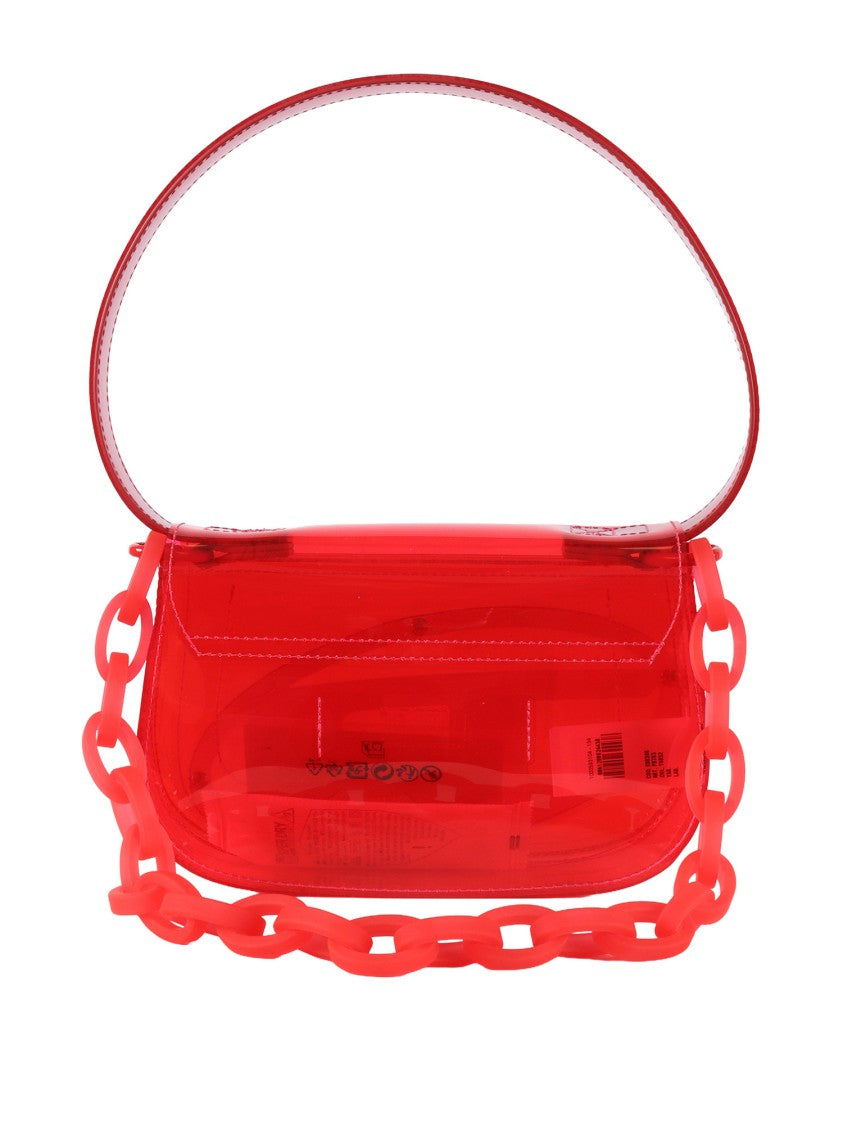 Diesel Translucent 1Dr Oversized Logo Shoulder Bag