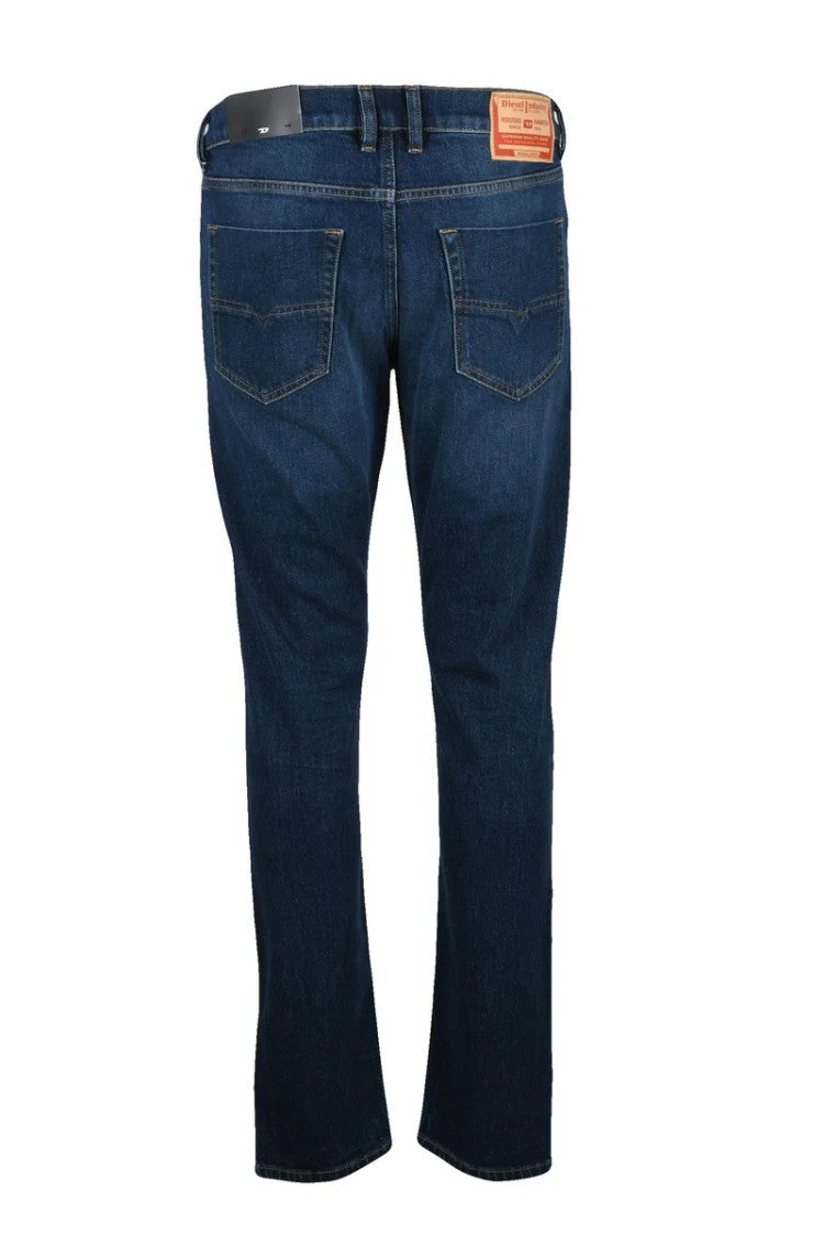 Diesel Blue Tepphar Slim Fit Cotton Elastane Jeans