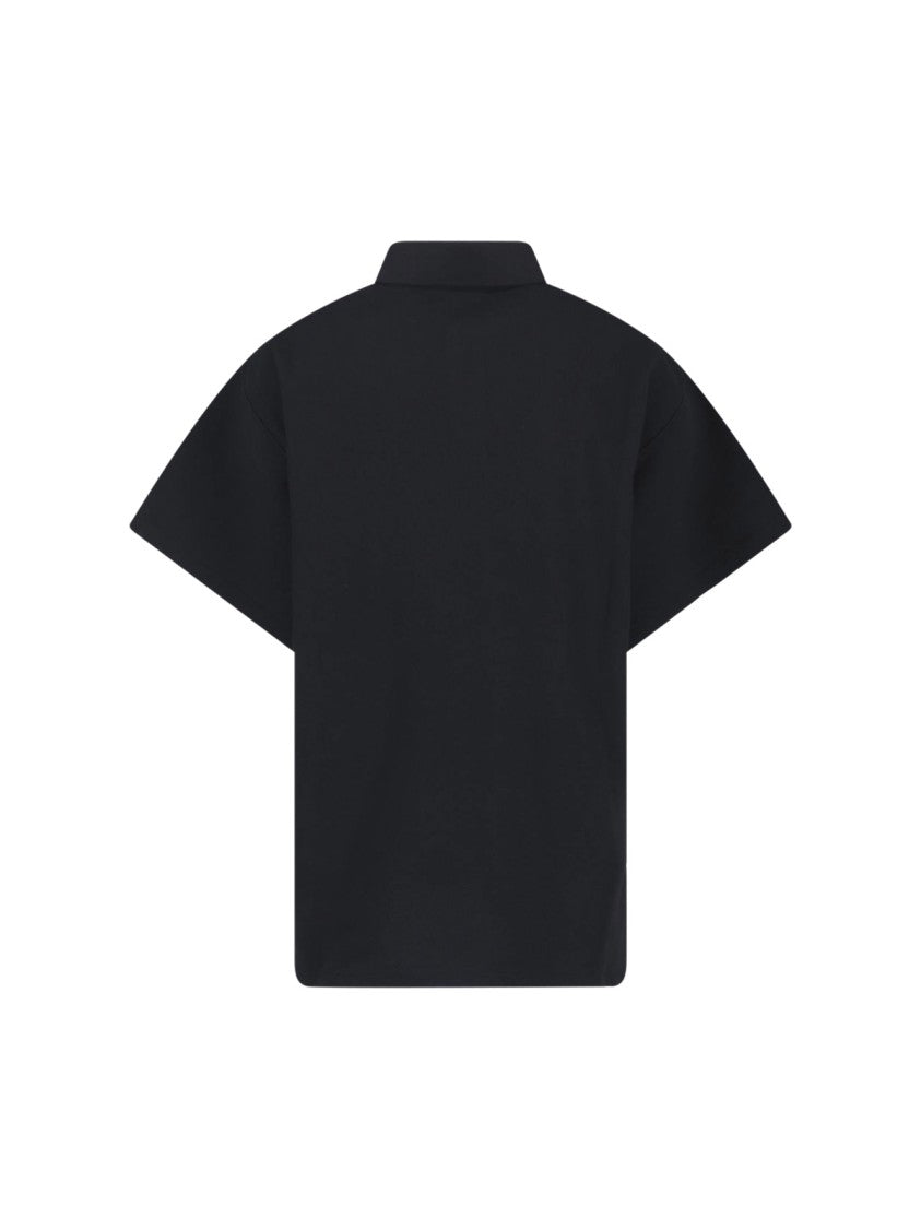 Balenciaga Minimalist Polo Shirt With Short Sleeves