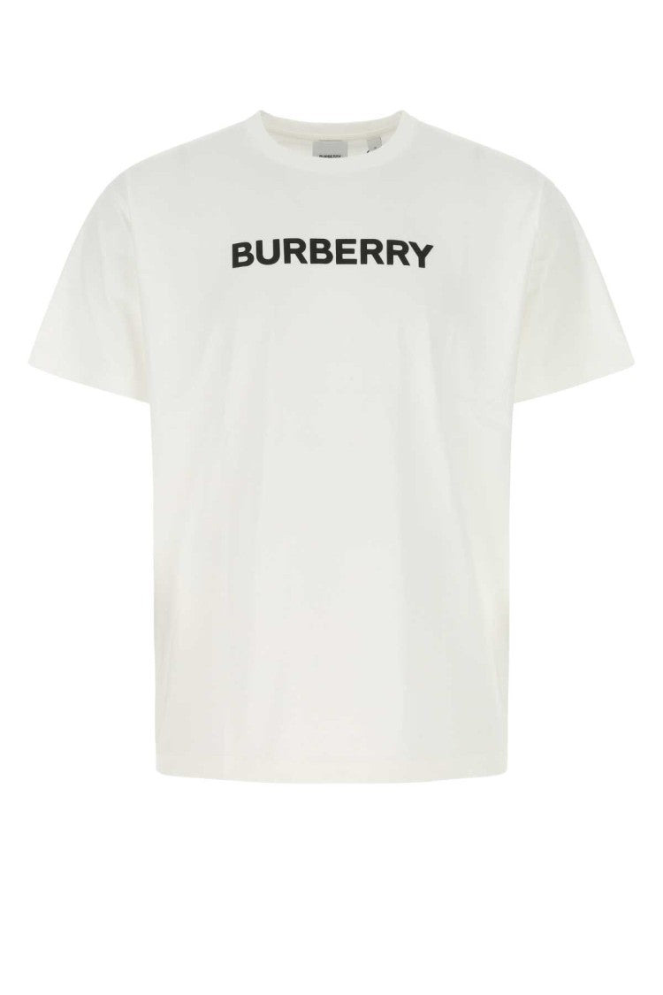 Burberry White Cotton T-Shirt