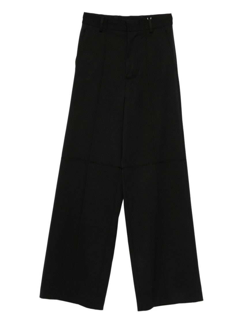 Mm6 By Maison Margiela Wide-Leg Trousers With Tailored High Waist