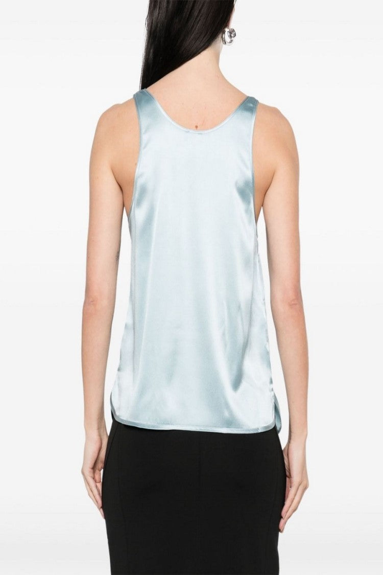 Pinko Silk Top With Relaxed Fit